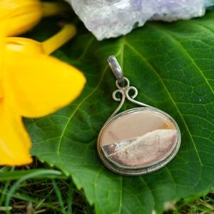 Mookaite Oval 925 Sterling Silver Pendant